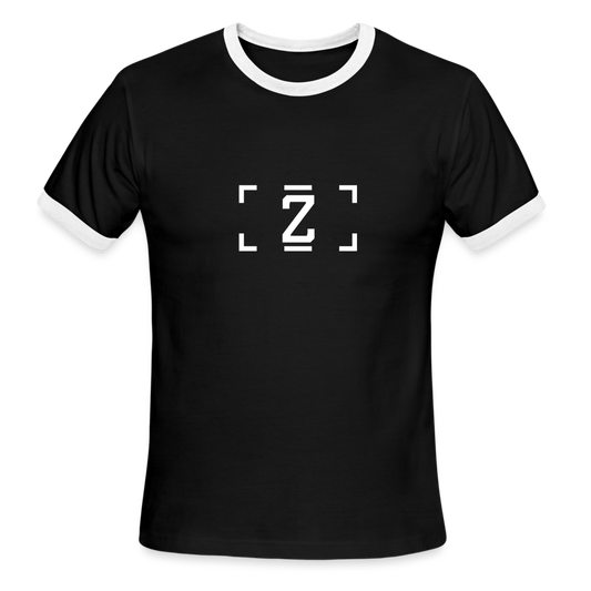 ZUPRAAVA BRAND VOL 1 Men's Ringer T-Shirt - black/white