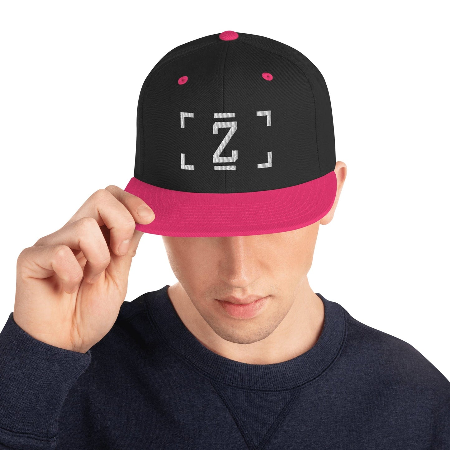 ZUPRAAVA BRAND VOL.1 BLACK/ NEON PINK SNAPBACK CAP