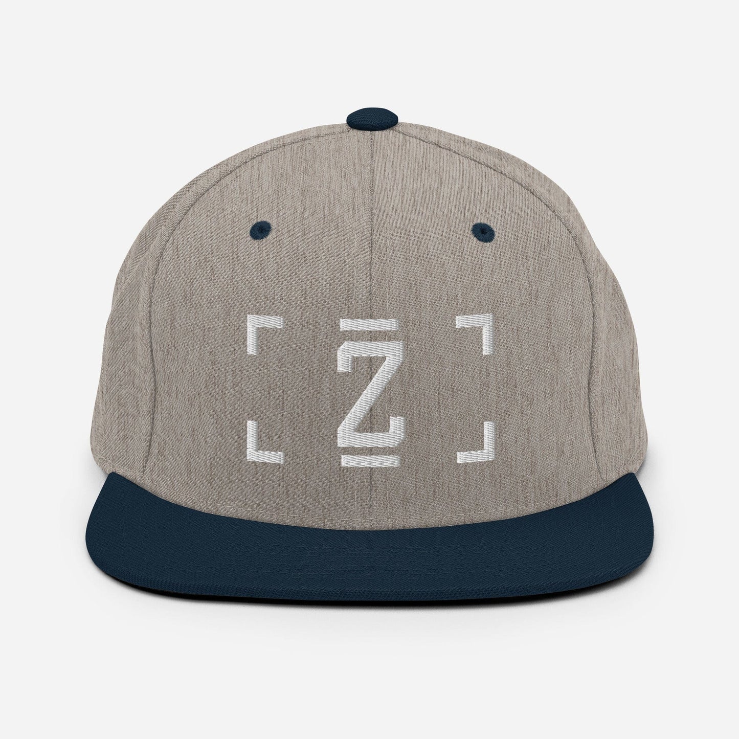 ZUPRAAVA BRAND VOL.1 HEATHER GREY/ NAVY UNISEX SNAPBACK CAP