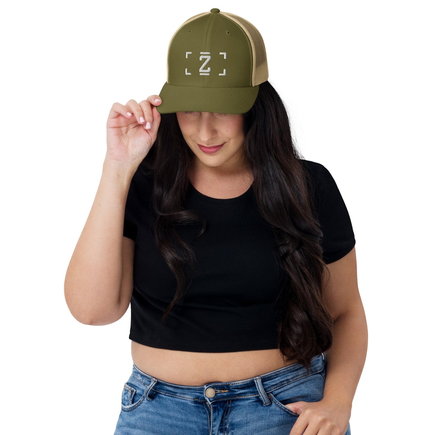 ZUPRAAVA BRAND VOL.1 MOSS/KHAKI UNISEX TRUCKER CAP