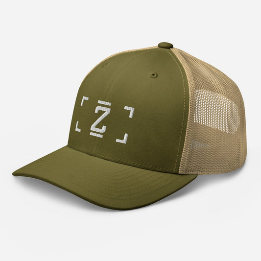 ZUPRAAVA BRAND VOL.1 MOSS/KHAKI UNISEX TRUCKER CAP