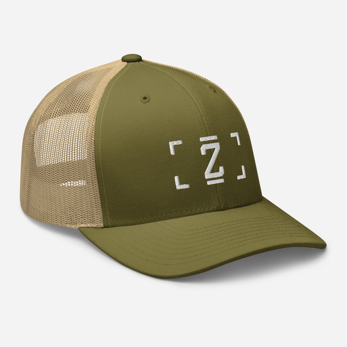 ZUPRAAVA BRAND VOL.1 MOSS/KHAKI UNISEX TRUCKER CAP