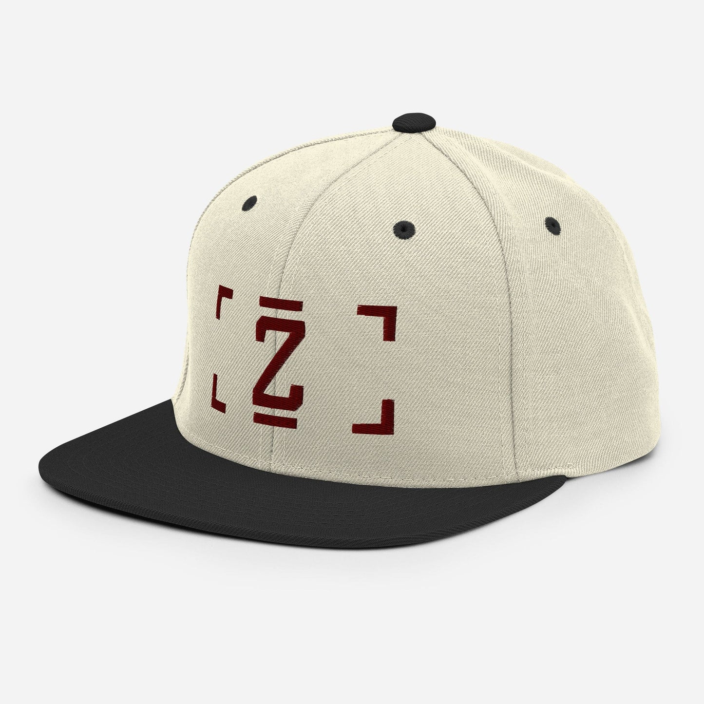 ZUPRAAVA BRAND VOL.1 BEIGE/BLACK UNISEX SNAPBACK CAP