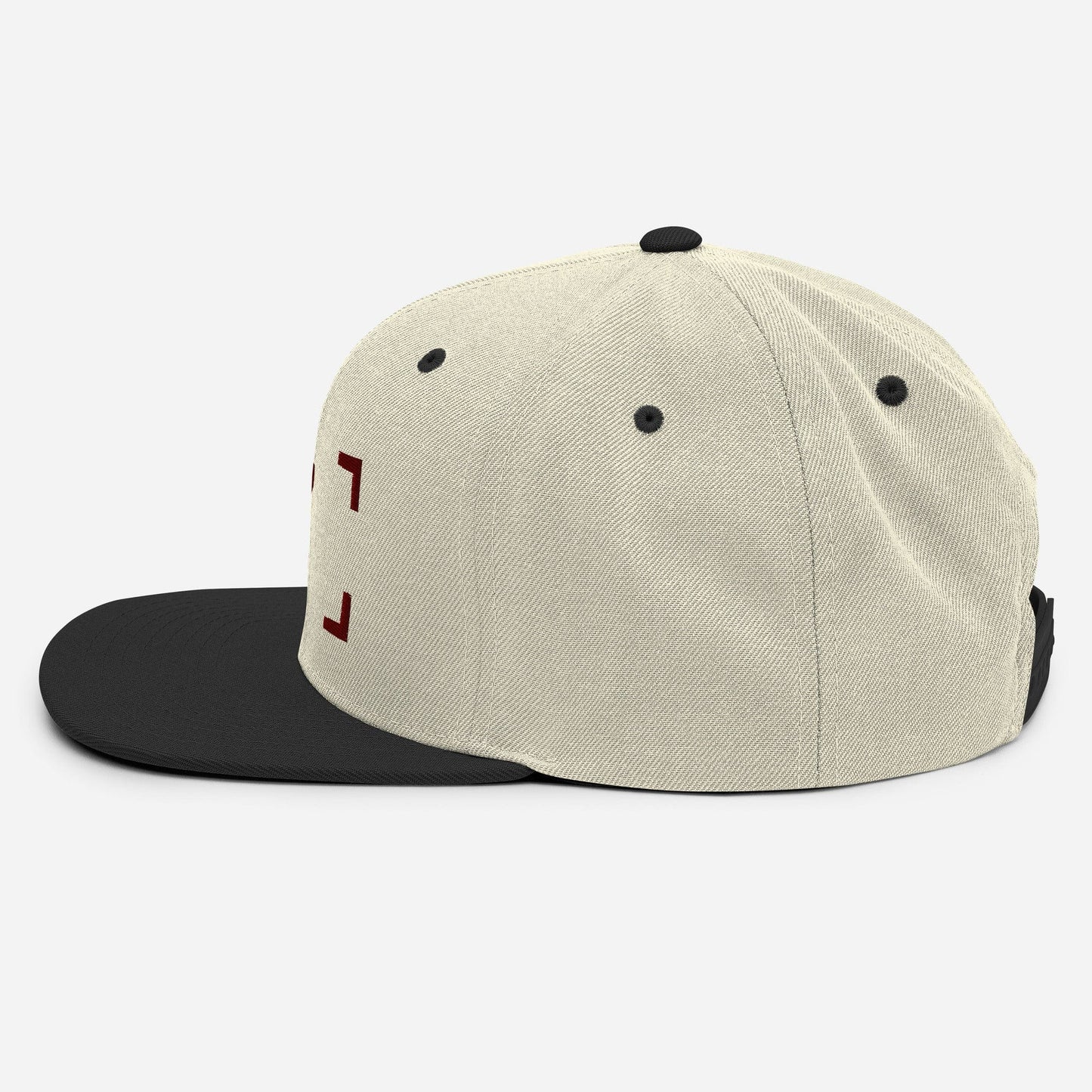 ZUPRAAVA BRAND VOL.1 BEIGE/BLACK UNISEX SNAPBACK CAP