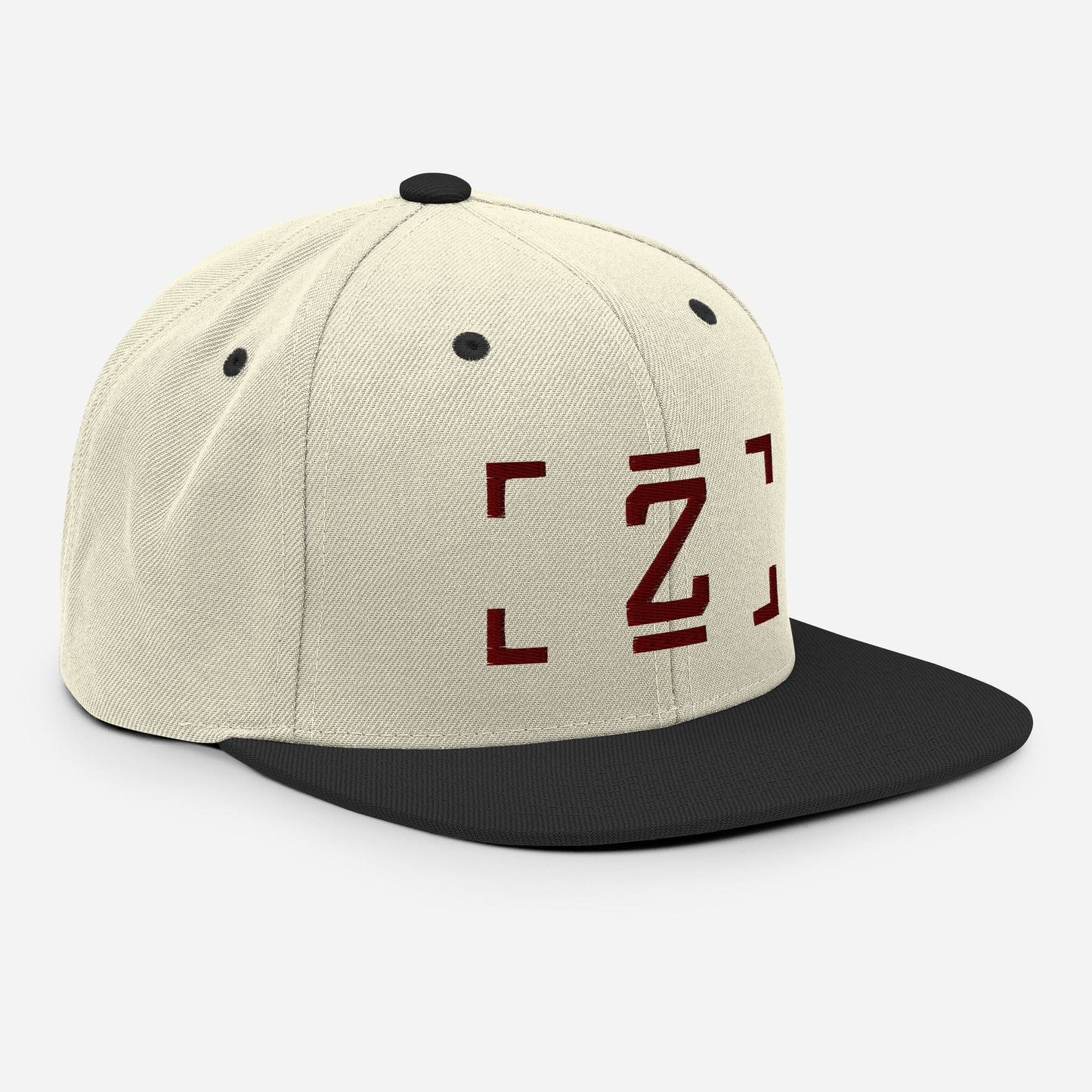 ZUPRAAVA BRAND VOL.1 BEIGE/BLACK UNISEX SNAPBACK CAP