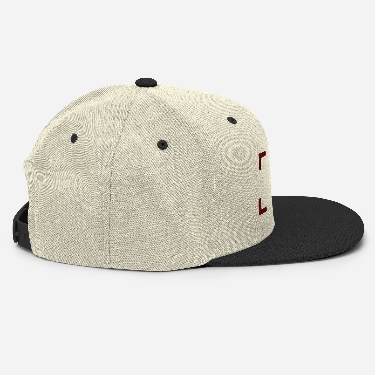 ZUPRAAVA BRAND VOL.1 BEIGE/BLACK UNISEX SNAPBACK CAP