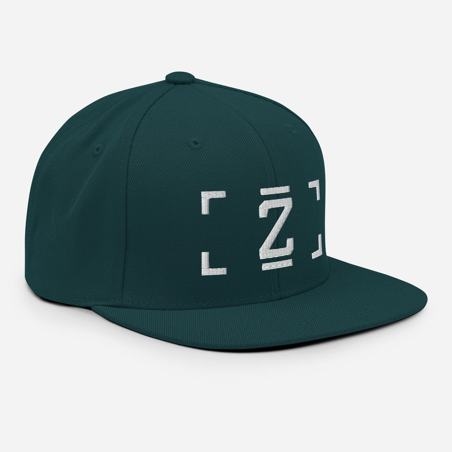 ZUPRAAVA BRAND VOL.1 SPRUCE/WHITE UNISEX SNAPBACK CAP