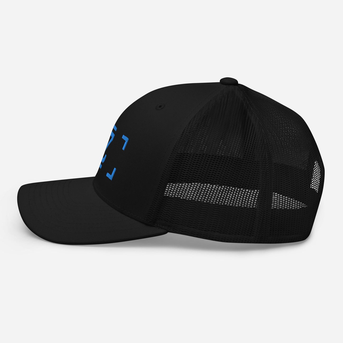 ZUPRAAVA BRAND VOL.1 BLACK/TURQUOISE UNISEX TRUCKER CAP