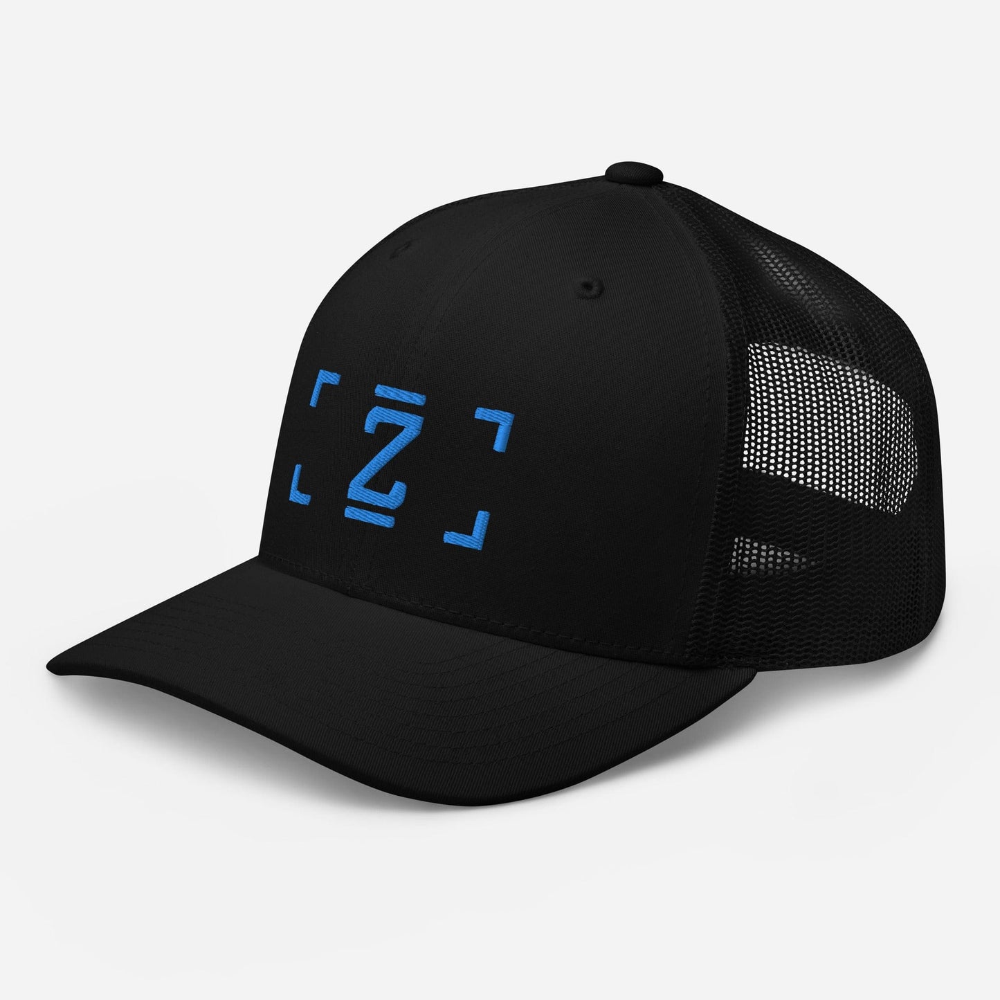 ZUPRAAVA BRAND VOL.1 BLACK/TURQUOISE UNISEX TRUCKER CAP