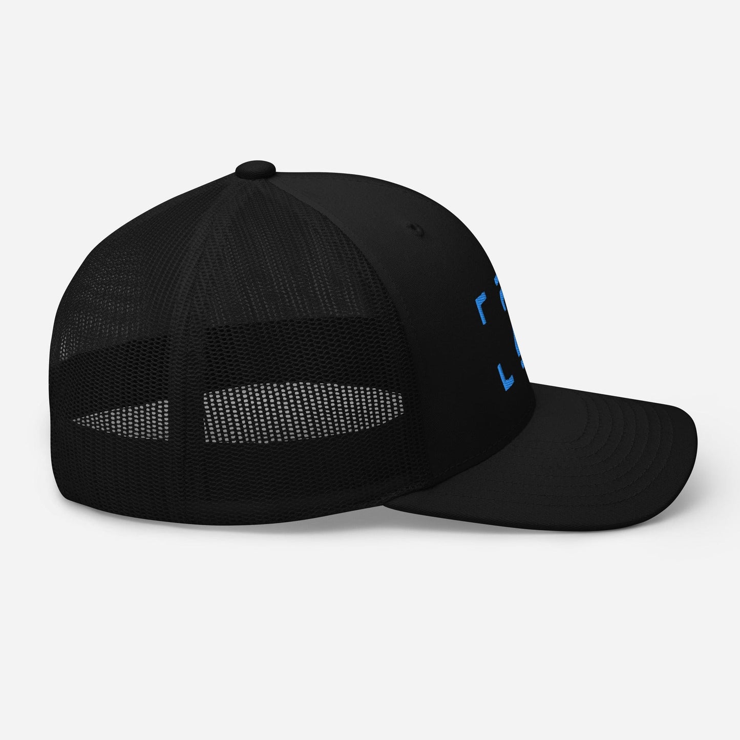 ZUPRAAVA BRAND VOL.1 BLACK/TURQUOISE UNISEX TRUCKER CAP